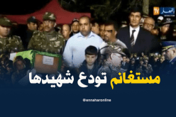تشييع جثمان الشهيد “بن كروم عبد القادر” بعين تادلس في مستغانم