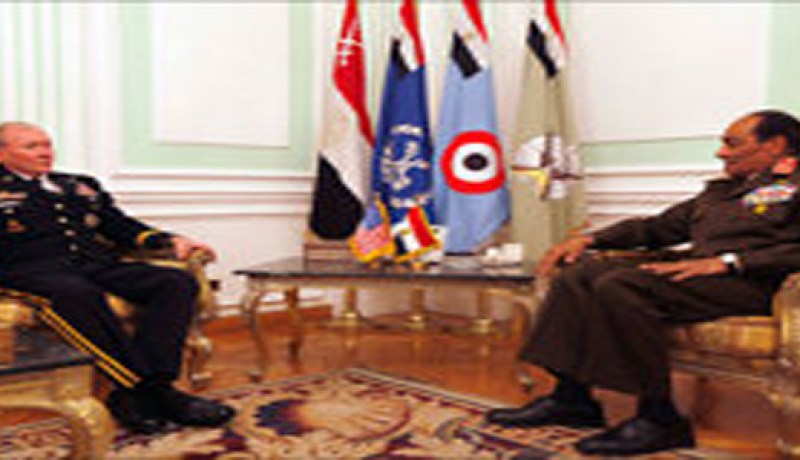 طنطاوي يلتقي رئيس أركان الجيش الأميركي