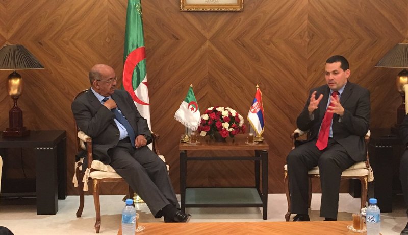 مساهل يستقبل المبعوث الخاص للرئيس الصربي