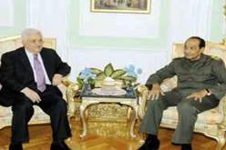 طنطاوي يبحث مع الرئيس الفلسطيني الأوضاع في المنطقة