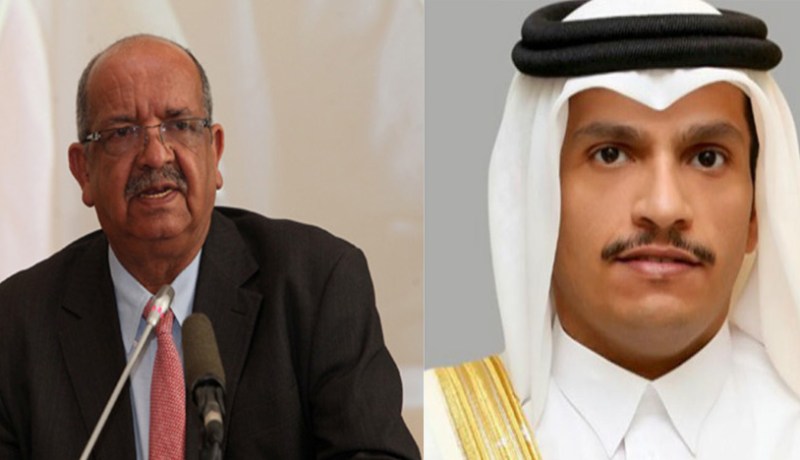 وزير الخارجية القطري يجري اتصالا هاتفيا مع عبد القادر مساهل