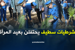 بالصور.. شرطيات سطيف في حملة تشجير واسعة