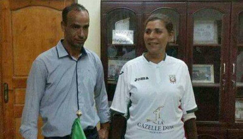 نجاة مهري أول رئيس فريق كرة قدم رجالي بالجزائر