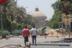 الأمن يعيد إغلاق ميدان النهضة من جديد مع دعوات الإخوان للتظاهر اليوم