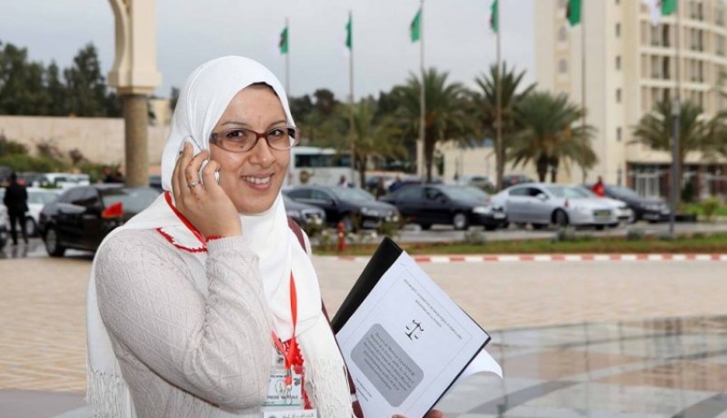 أنيس رحماني فحل مع الصحافيين الذين يعملون معه