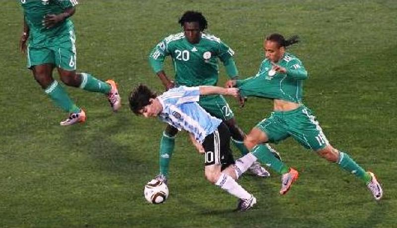 مونديال 2010: فوز منطقي للأرجنتين على نيجيريا