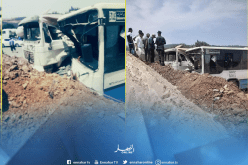 بالصور.. جرحى في حادث اصطدام شاحنة بحافلة في الطارف