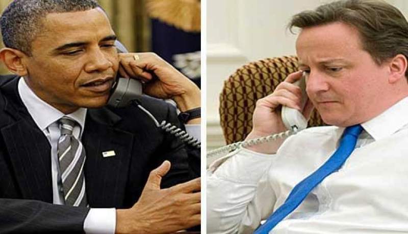 كاميرون و أوباما يبحثان إمكانية تشديد الضغوط على سوريا