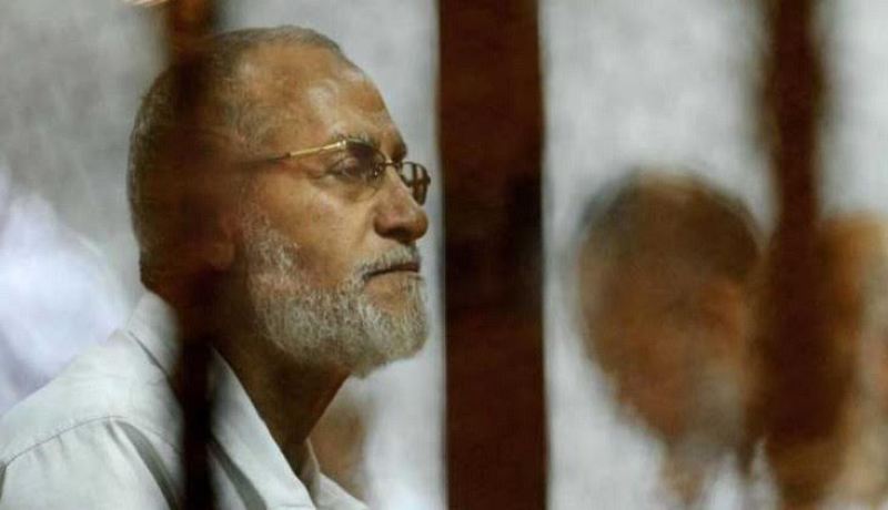 إلغاء حكم المؤبد على مرشد الإخوان في مصر