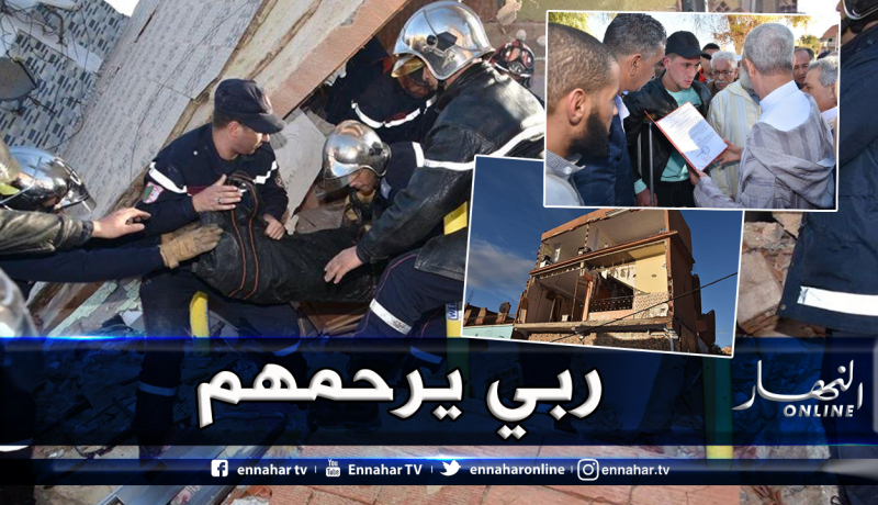 بالصور .. تشييع جنازة ضحيتي إنفجار معسكر والوالي يمنح عائلة فقيه مسكنا جديدا