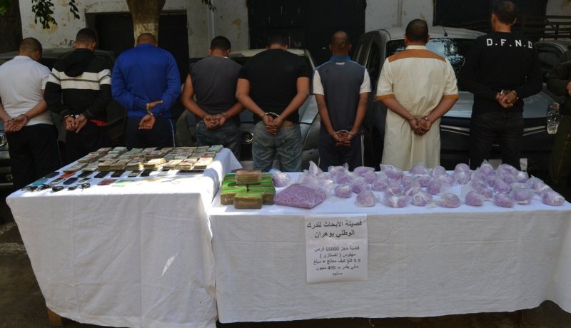 إحباط صفقة ضخمة لتهريب المخدرات وحجز 55 ألف حبة «إكستازي» في مغنية