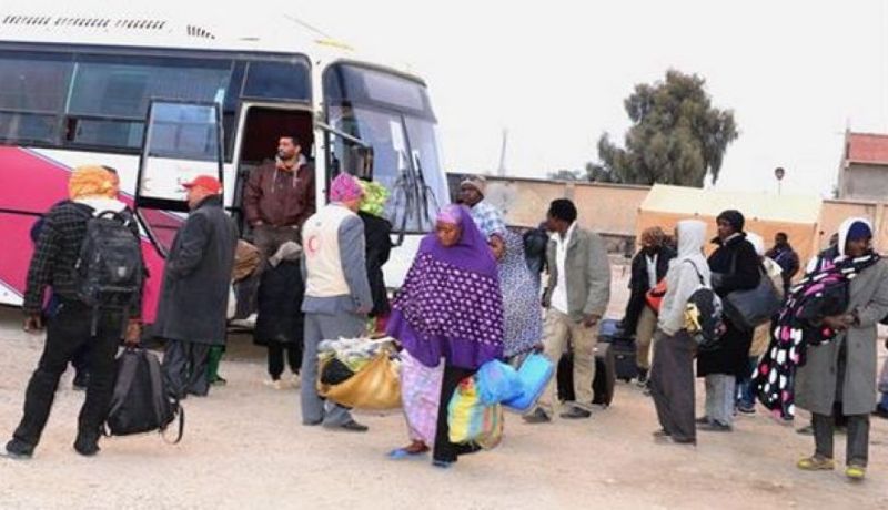 إنطلاق عملية ترحيل الأفارقة إلى بلدانهم من الوادي