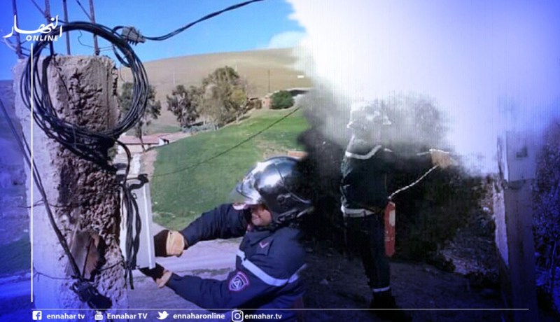 الشلف: إحتراق عداد كهربائي يحدث حالة طوارئ بمنطقة الخربة في بوزغاية