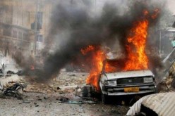 انفجار سيارة مفخخة  استهدفت مقر إدارة أمن في اليمن