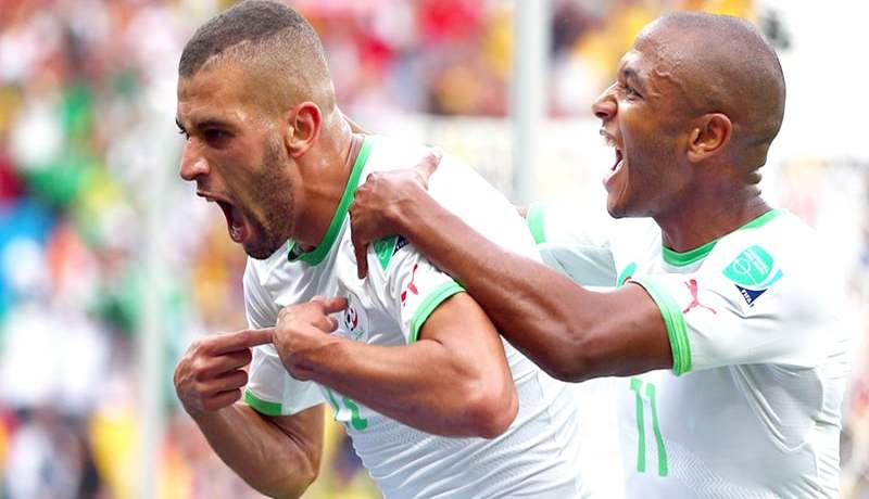 براهيمي، فيغولي، سليماني ومبولحي ينافسون على جائزة الكرة الذهبية الإفريقية