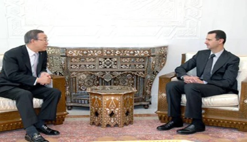 بان كي مون يدعو الأسد للإسراع في تنفيذ الإصلاحات