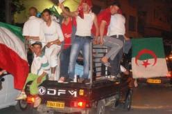 غضب بالشوارع الجزائرية من الحادثة وطوق امني  يضرب على مقر السفارة بحيدرة