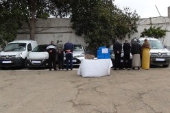 بالصور..مهرب بالزي السلفي وامرأة ضمن شبكة لتهريب المخدرات بحوزتها نصف قنطار من الكيف