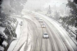 تساقط الثلوج على مرتفعات الوسط و الشرق التي يتجاوز ارتفاعها 600 متر