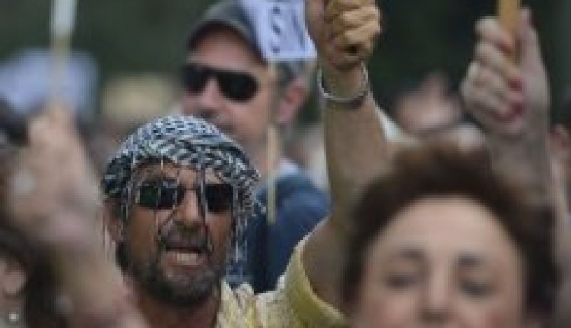 العاطلون عن العمل يتظاهرون في مدريد