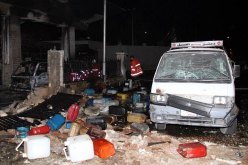 قتلى وجرحى بتفجير محطة للوقود في دمشق