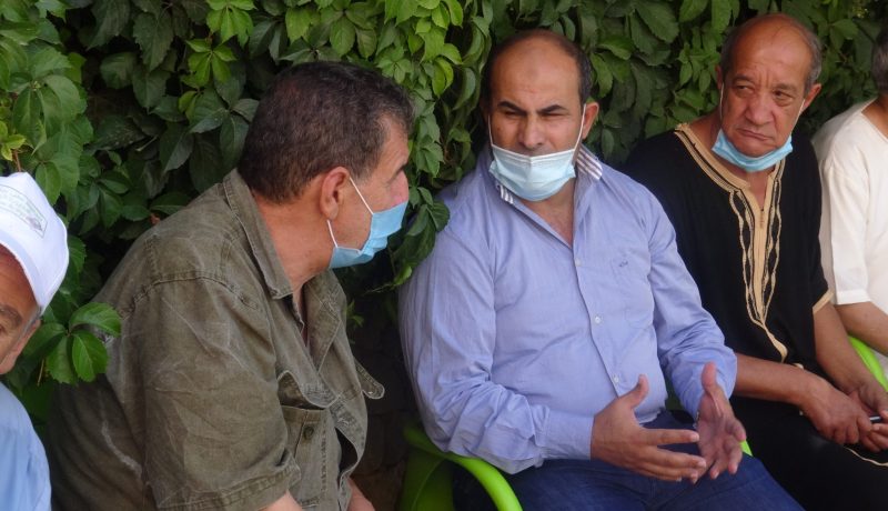 بالصور.. مدوار يقدم بواجب العزاء لعائلة المرحوم سعيد عمارة