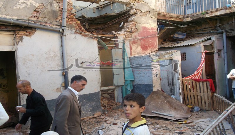 إصابة سيّدة بكسور في انهيار مسكن بحي سانت أوجان في وهران