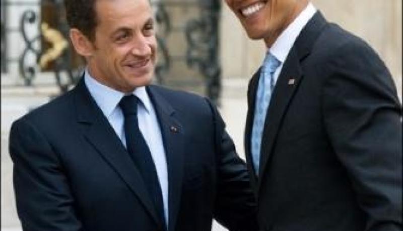 ساركوزي‮ ''‬يمرمد‮'' ‬أوباما في‮ ‬عقر داره