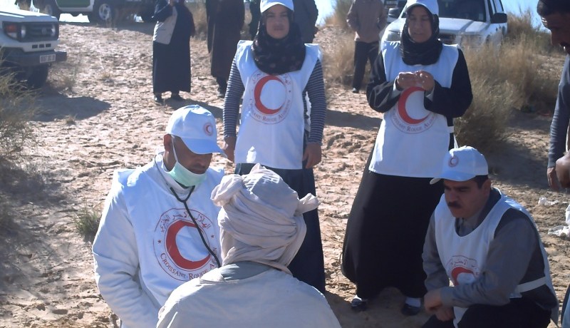 وصول أول شحنة من المساعدات الإنسانية الموجهة لفائدة النازحين الماليين إلى تمنراست