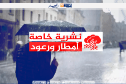 أمطار رعدية على هذه الولايات الشرقية
