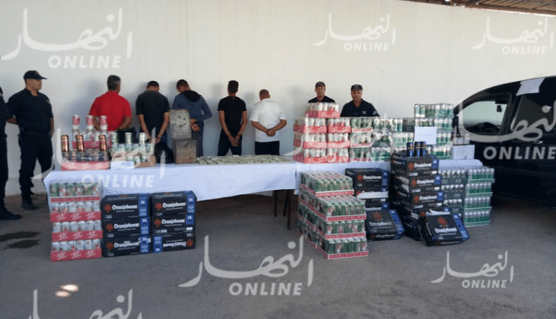 أمن غليزان يوقف 6 أشخاص ويحجز ما يقارب ألفي وحدة من المشروبات الكحولية