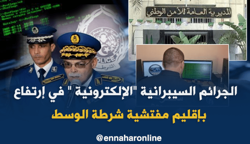 تسجيل 725 جريمة سيبرانية بوسط البلاد في الـ 2017
