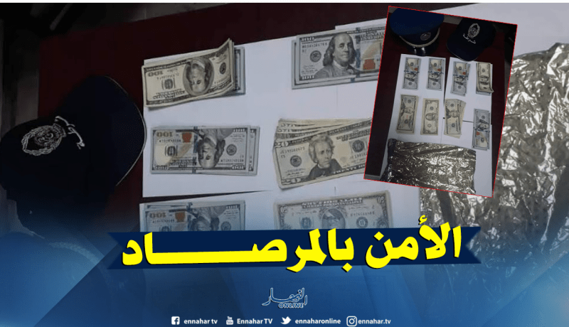 بالصور.. إحباط محاولة إدخال تركي لـ 12 ألف دولار عبر مطار وهران الدولي