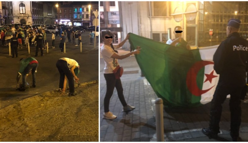 الشرطة البلجيكية تشكر الجزائريين على تحضرهم في احتفالات التتويج بالكأس