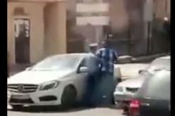 بالفيديو مواطن يعتدي على شرطي في تلمسان