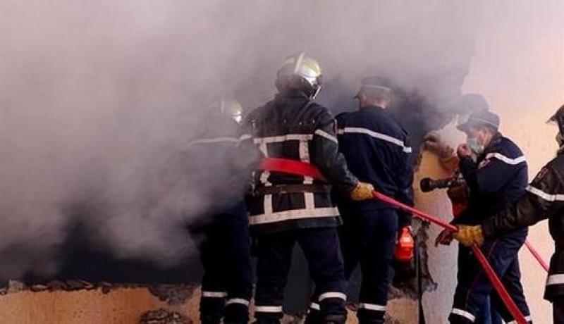 حريق “مهول” بأحد مستودعات ركن المركبات بحمادي كرومة بسكيكدة