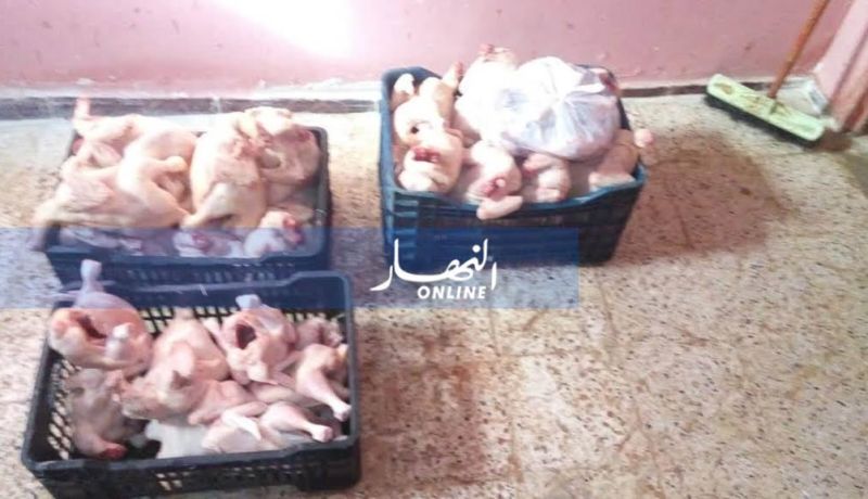 بالصور..حجز 3 قناطير من الدجاج الفاسد بسيدي علي في مستغانم