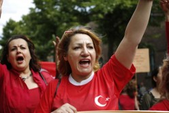 مظاهرة في برلين للتضامن مع المحتجين الأتراك
