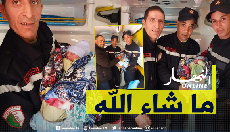 المسيلة.. أعوان الحماية المدنية يساعدون سيدة على الولادة بسيارة الإسعاف