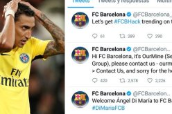 “هاكرز” يخترقون “حسابات” برشلونة الرسمية ويتعاقدون مع “دي ماريا” !!