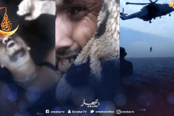 بالفيديو حصريا.. هكذا تم إنقاذ الصيادين الثلاثة بعد غرق قاربهم بالقالة