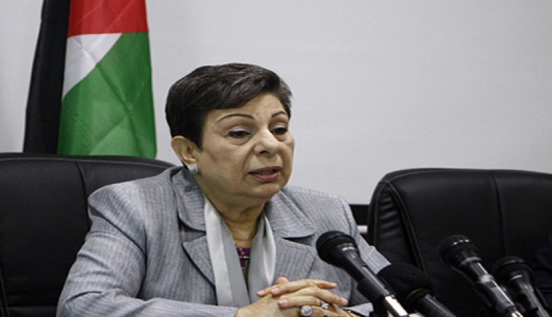 عشراوي تطالب بان كي مون بعدم تبني موقف بدء المفاوضات دون أرضية لانجاحها