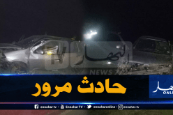 إصابة 4 أشخاص بجروح متفاوتة الخطورة بعد انقلاب سيارتهم بطريق تيارت