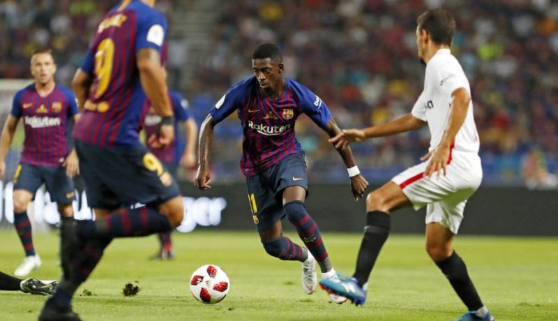 برشلونة يطيح بإشبيلية ويتوّج بالسوبر الإسباني