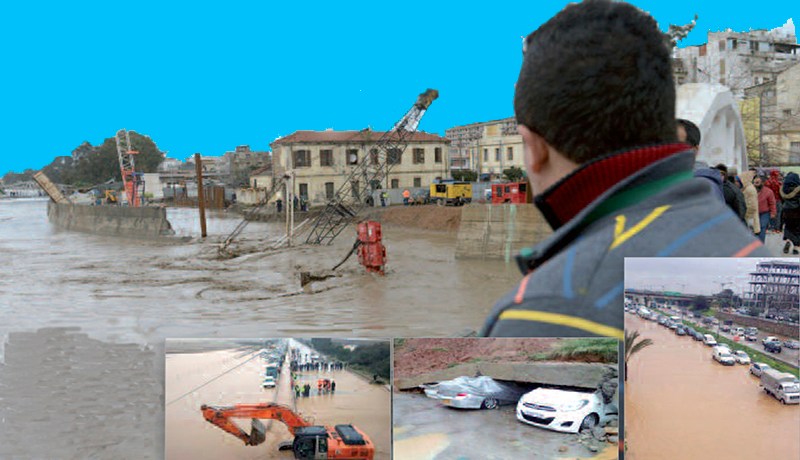 طوفان يضرب 8 ولايات .. ووادي الحراش يرعب العاصميين