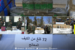 توقيف 7 بارونات مخدرات وضبط كمية ضخمة من “الزطلة” بعين الصفراء