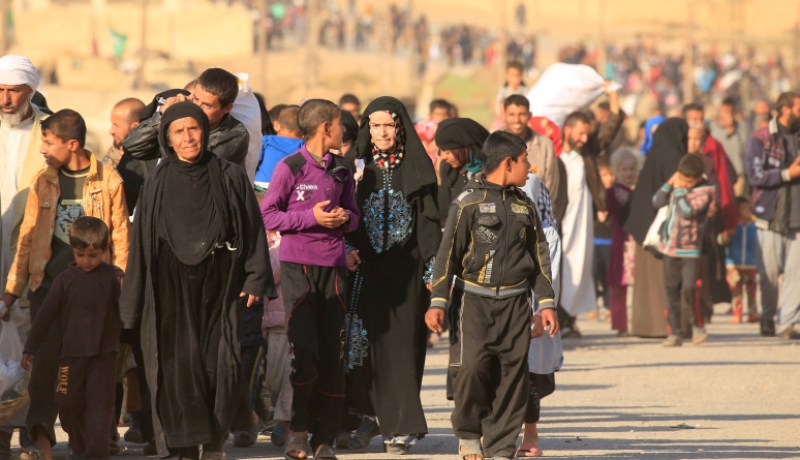 ارتفاع أعداد النازحين العراقيين من الموصل إلى 53 ألفا