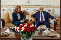 لوح يستقبل وزيرة العدل الفرنسية