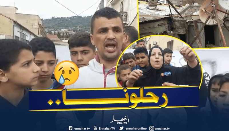 سكان حي المخباط يقطعون طريق العام ويطالبون بترحليهم بعد اسبوع من انهيار منزل  ووفاة شخص بالبليدة