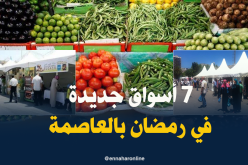 إفتتاح 7 أسواق بالعاصمة إبتداءا من 12 ماي المقبل تحسبا للشهر الفضيل